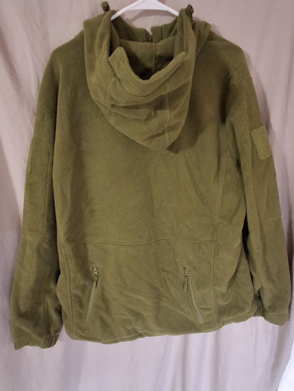BÆRSkin Tactical Fleece Hoodie Men's XL Olive Green Full Zip Utility Jacket - Picture 2 of 14